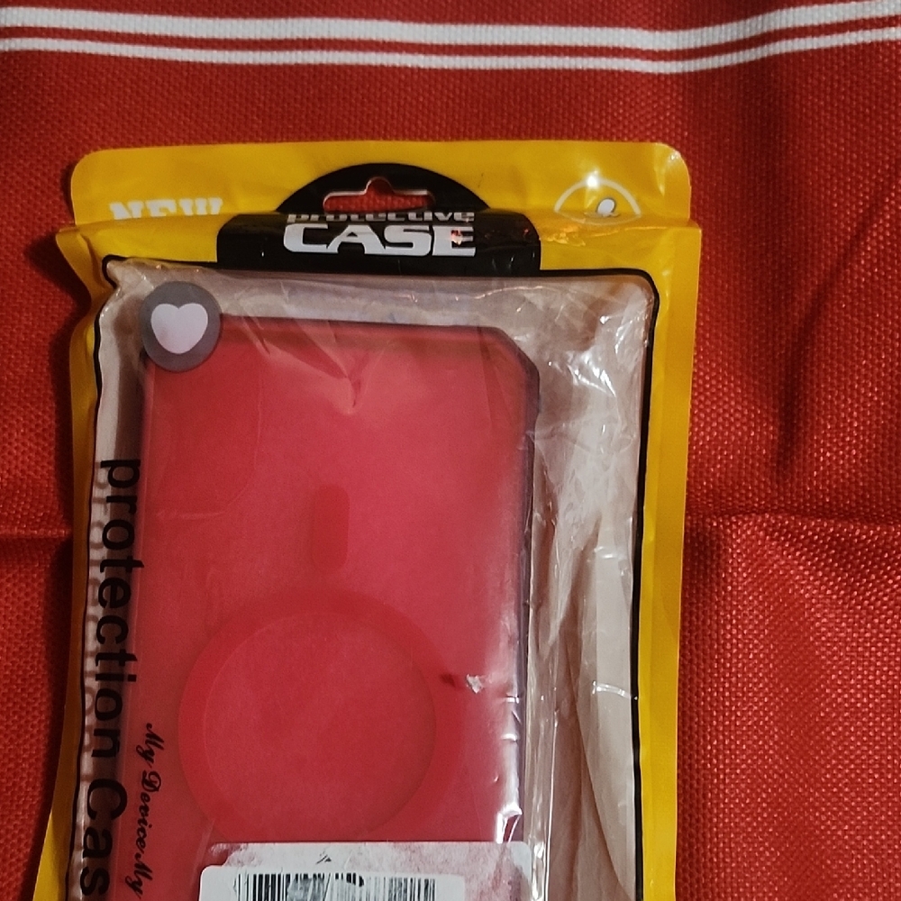 Vibrant Red Protective Phone Case
